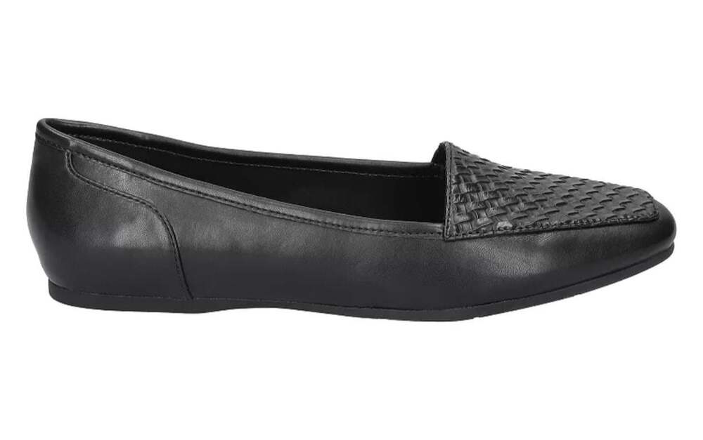 Easy Street Thrill Women's Woven Square Toe Slip-On Flat,Size 8